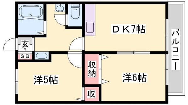 播磨高岡駅 徒歩40分 1階の物件間取画像